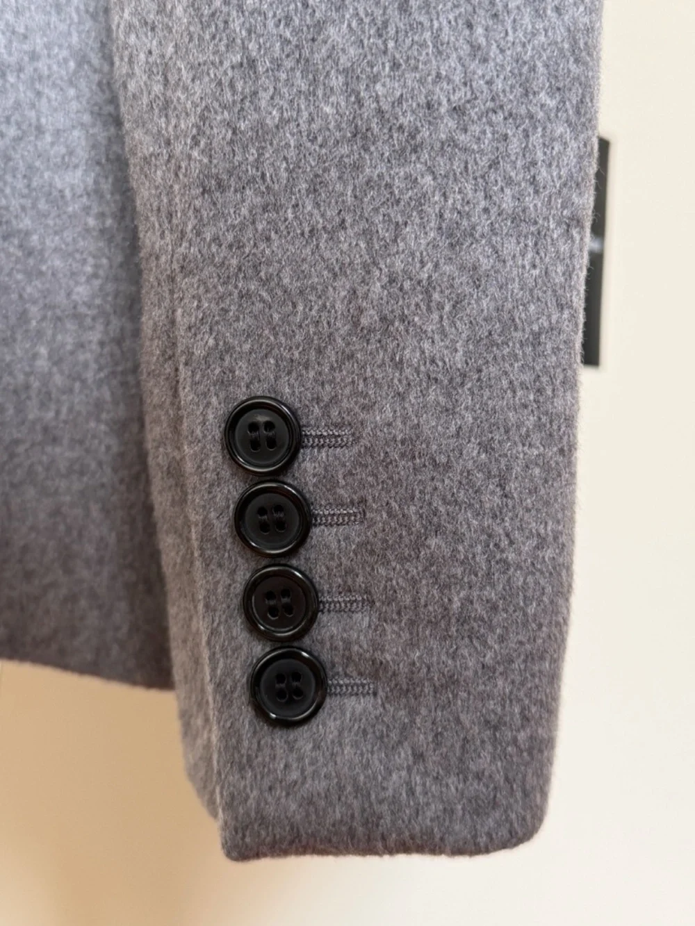 Saint Laurent YSL Gray Cashmere Wool Flannel Silk Lined Blazer Jacket